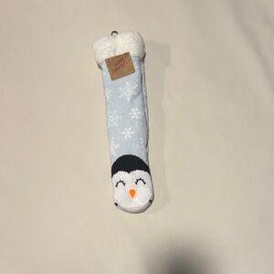 Penguin Themed Cozy Socks